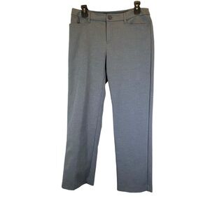 CHRISTOPHER & BANKS Women's 4 Short Uptown Pant classic fit straight leg gray